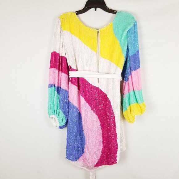 retrofete Grace Dress in Unicorn Mix XS - Picture 7 of 8